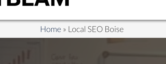 Breadcrumbs used to make navigation easier for potential customers on your website