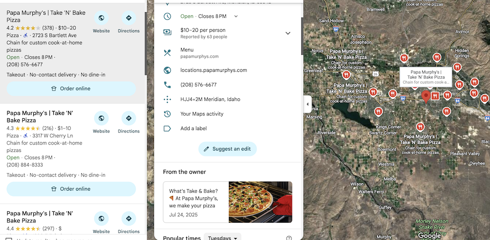 how to suggest edit to google business profile and google maps information