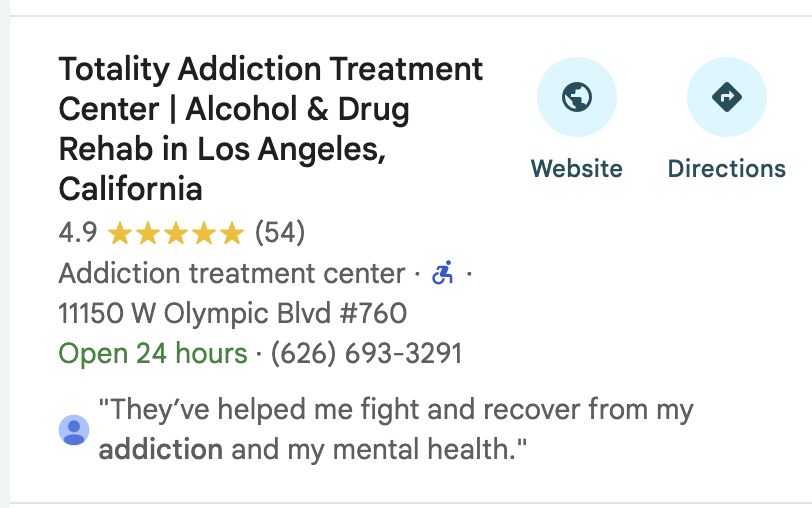 obvious keyword stuffing on GBP and google maps profiles